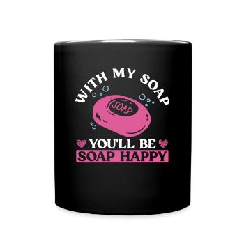 savon fabrication savon savonnière savonnerie savon chaudière - Mug uni - noir - Devant
