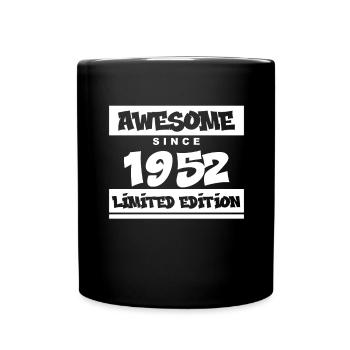 1952 - Jahrgang 1952 - Fantastisch seit 1952 - Tasse einfarbig - Schwarz - Vorne