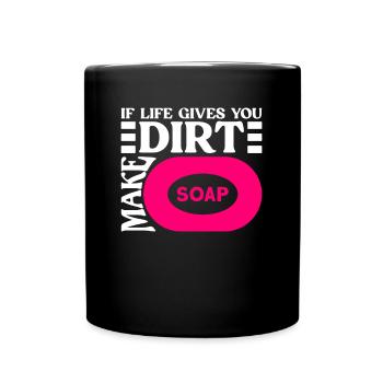 savon fabrication savon savonnière savonnerie savon chaudière - Mug uni - noir - Devant