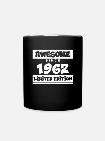 1962 - Jahrgang 1962 - Fantastisch seit 1962 - Tasse einfarbig - Schwarz