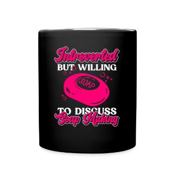 savon fabrication savon savonnière savonnerie savon chaudière - Mug uni - noir - Devant