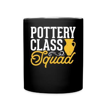 Pottery Pottery Pottery - Full Colour Mug - black - Front
