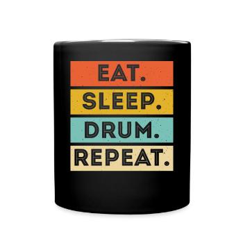 Batterie Batteur Batteur - Mug uni - noir - Devant