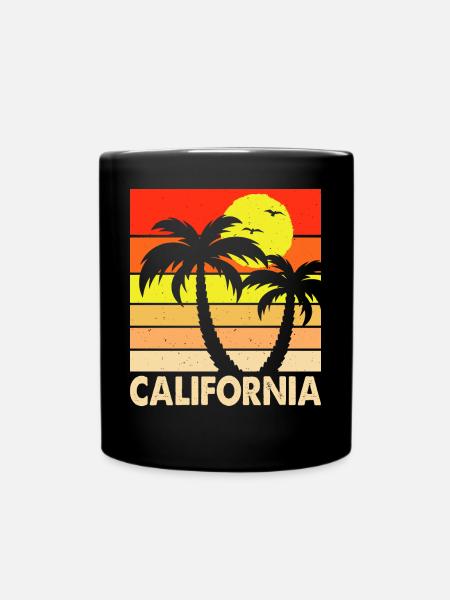 Californie - Mug uni - noir