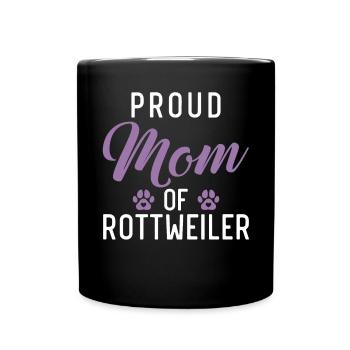 Rottweiler Gifts - Full Colour Mug - black - Front