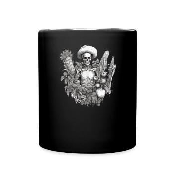 Gärtnerin Gartenpflanzen Vegetarier-Gärtner - Tasse einfarbig - Schwarz - Vorne