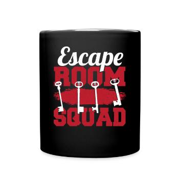 Cool Challenge Mystère Joué Verrouillé Escape Room Sq - Mug uni - noir - Devant