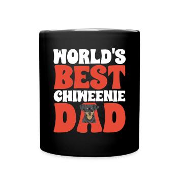 Chiweenie Chien - Mug uni - noir - Devant