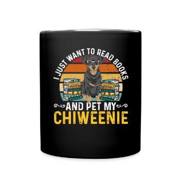 Chiweenie Chien - Mug uni - noir - Devant