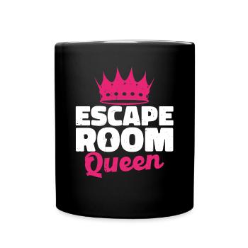 Mystery Escape Room Queen Women Challenge - Full Colour Mug - black - Front