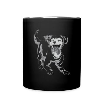 Chiweenie Chien - Mug uni - noir - Devant