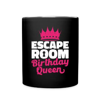 Women Challenge Party Lover Escaped Room Birthday - Full Colour Mug - black - Front