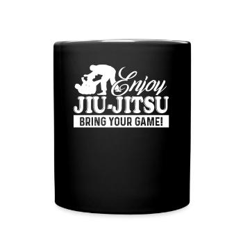 Jiu Jitsu Enjoy Jiu Jitsu - Full Colour Mug - black - Front
