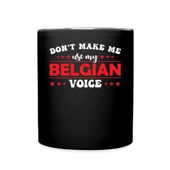 Don't force me to use my Egyptian voice - Full Colour Mug - black - Front