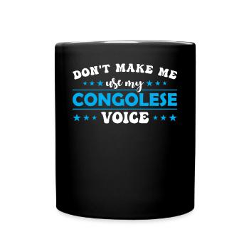 Zwinge Mich Nicht, Meine Estnische Stimme Zu - Tasse einfarbig - Schwarz - Vorne