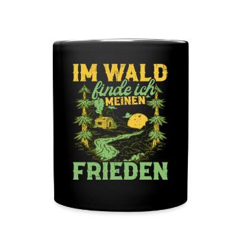 Naturliebhaber Förster Natur Waldliebhaber Wälder - Tasse einfarbig - Schwarz - Vorne