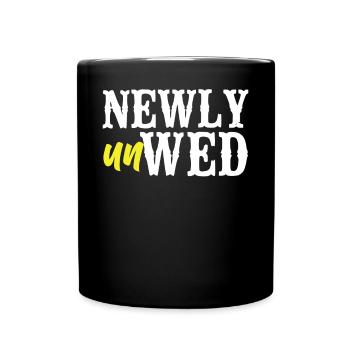 Happy Divorce Party Newly Unwed - Full Colour Mug - black - Front