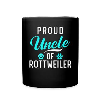 Rottweiler Gifts - Tasse einfarbig - Schwarz - Vorne