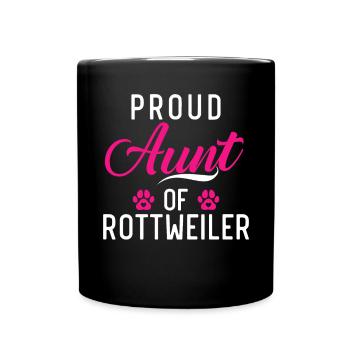 Rottweiler Gifts - Tasse einfarbig - Schwarz - Vorne