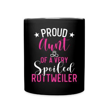 Rottweiler Gifts - Tasse einfarbig - Schwarz - Vorne