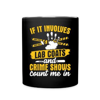 Drôle de coroner - Mug uni - noir - Devant