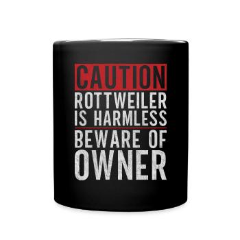 Rottweiler Gifts - Full Colour Mug - black - Front