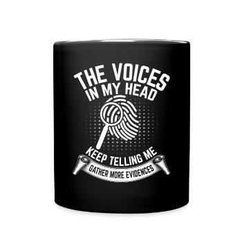 Drôle de scientifique médico-légal - Mug uni - noir - Devant