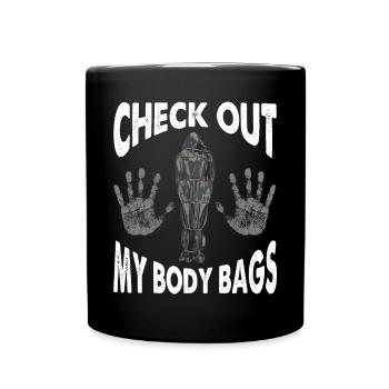 Funny Forensic Scientist Science Investigator - Full Colour Mug - black - Front