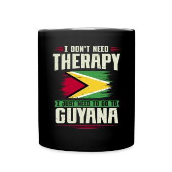 Guyana Flag Guyanese Guyana - Full Colour Mug - black - Front