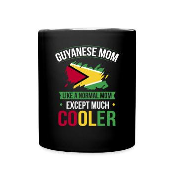 Guyana Flag Guyanese Guyana - Full Colour Mug - black - Front