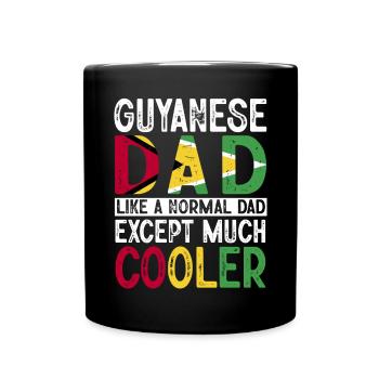 Guyana Flag Guyanese Guyana - Full Colour Mug - black - Front