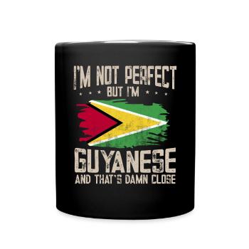 Guyana Flag Guyanese Guyana - Full Colour Mug - black - Front