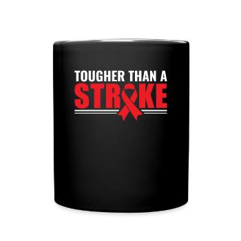 Keep Calm and Prevent Strokes - Schlaganfall - Full Colour Mug - black - Front