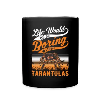Tarantula Gift Spider Tarantula - Full Colour Mug - black - Front