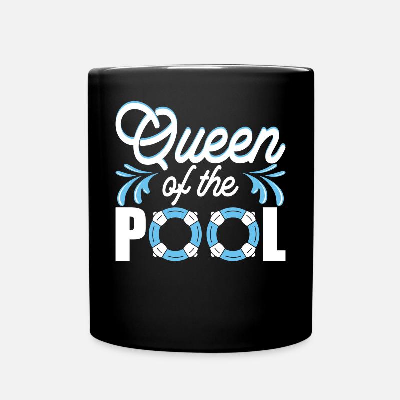 Schwimmen Schwimmer - Tasse einfarbig - Schwarz