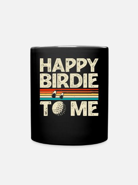 Golf Golfer - Tasse einfarbig - Schwarz