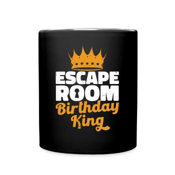 Party Lover Escaped Room Birthday King Challenge M - Mug uni - noir - Devant