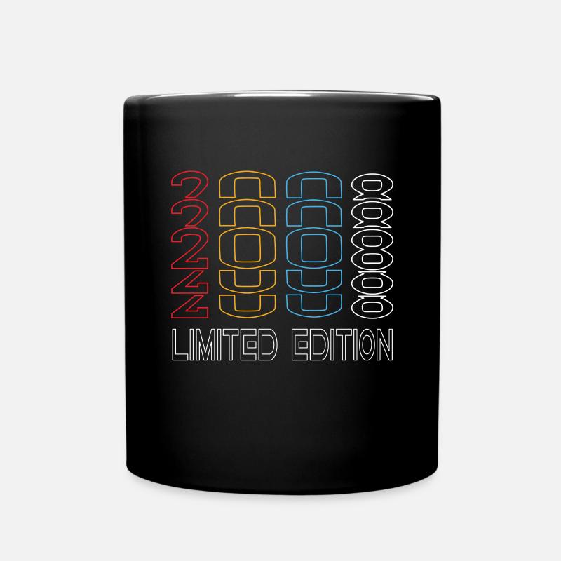 Limited Edition 2008 Geburtstag 2008 Vintage Retro - Tasse einfarbig - Schwarz