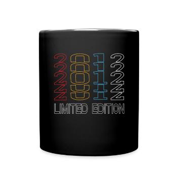 Limited Edition 2012 Birthday 2012 Vintage Retro - Full Colour Mug - black - Front