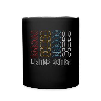 Limited Edition 2020 Geburtstag 2020 Vintage Retro - Tasse einfarbig - Schwarz - Vorne