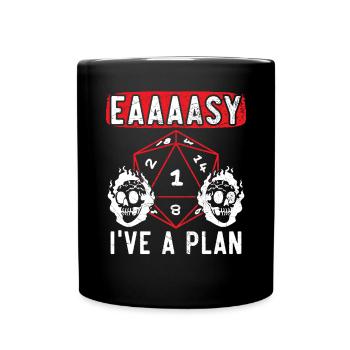 Role Playing Game Video Game Player Gamer Gaming - Full Colour Mug - black - Front