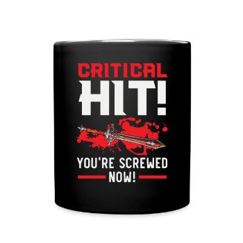 Role Playing Game Video Game Player Gamer Gaming - Full Colour Mug - black - Front