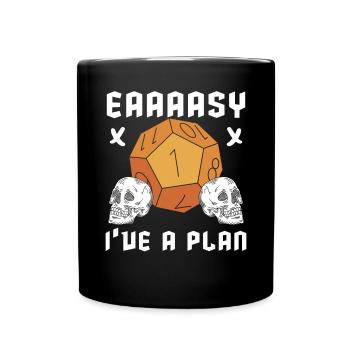Role Playing Game Video Game Player Gamer Gaming - Full Colour Mug - black - Front