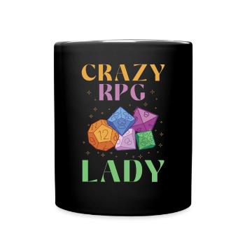 Role Playing Game Video Game Player Gamer Gaming - Full Colour Mug - black - Front