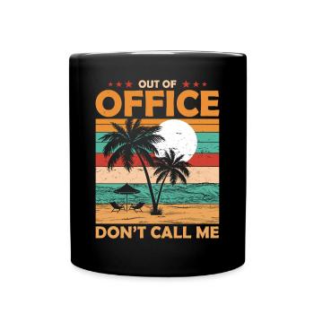 À l’extérieur du bureau Bureau des pensions de retraite - Mug uni - noir - Devant