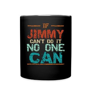 Anniversaire Jimmy Nom Noël - Mug uni - noir - Devant