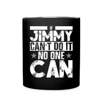 Drôle d’anniversaire de Jimmy - Mug uni - noir - Devant