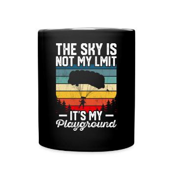 Parachutist - Full Colour Mug - black - Front