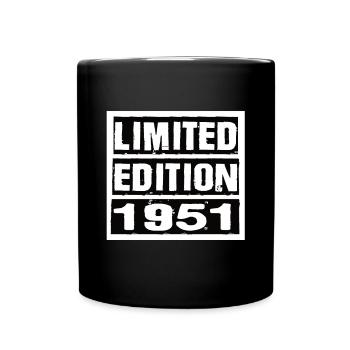Edition Limitée 1951 Anniversaire 1951 Vintage Rétro - Mug uni - noir - Devant