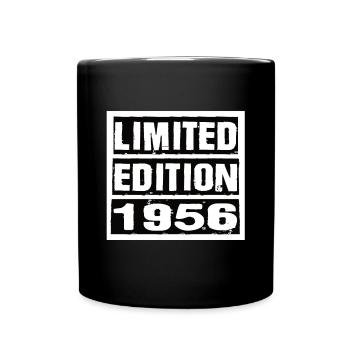 Limited Edition 1956 Geburtstag 1956 Vintage Retro - Tasse einfarbig - Schwarz - Vorne